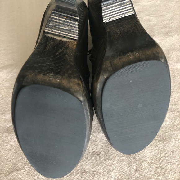 NWOT Calleen Cordero metallic platform booties 6.5 - Picture 3 of 7